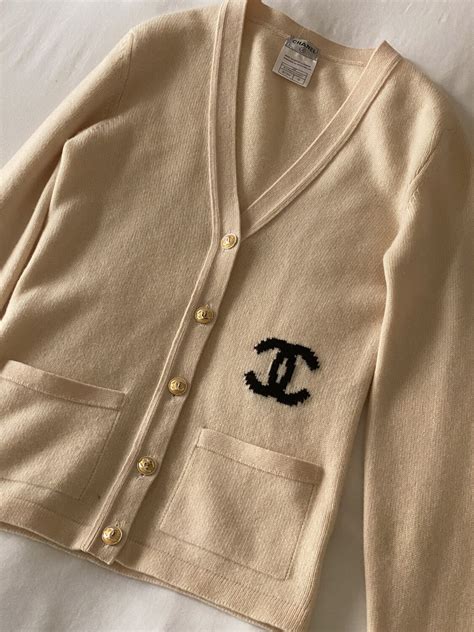 chanel pullover cardigan.